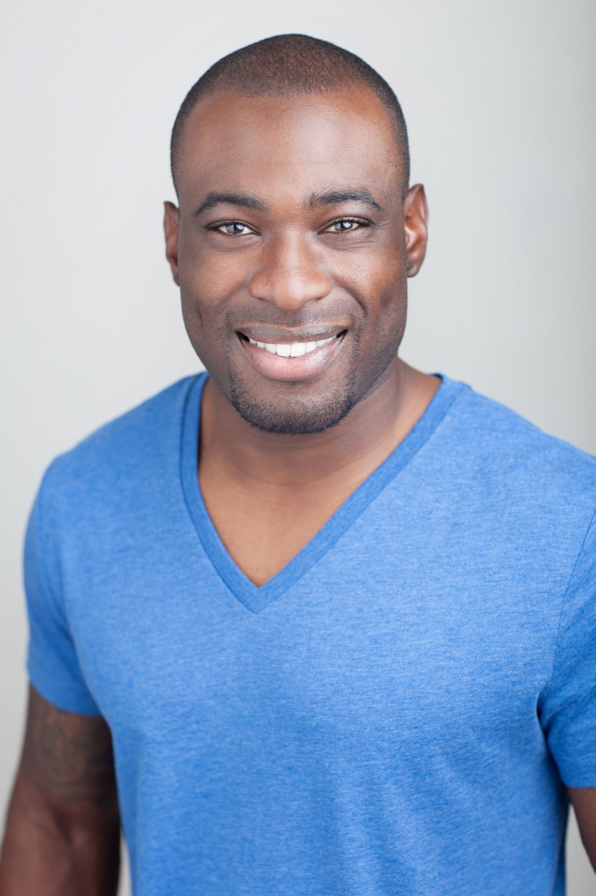 studio lit actor headshot