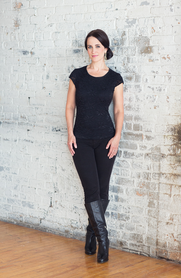 studio lit actor headshot